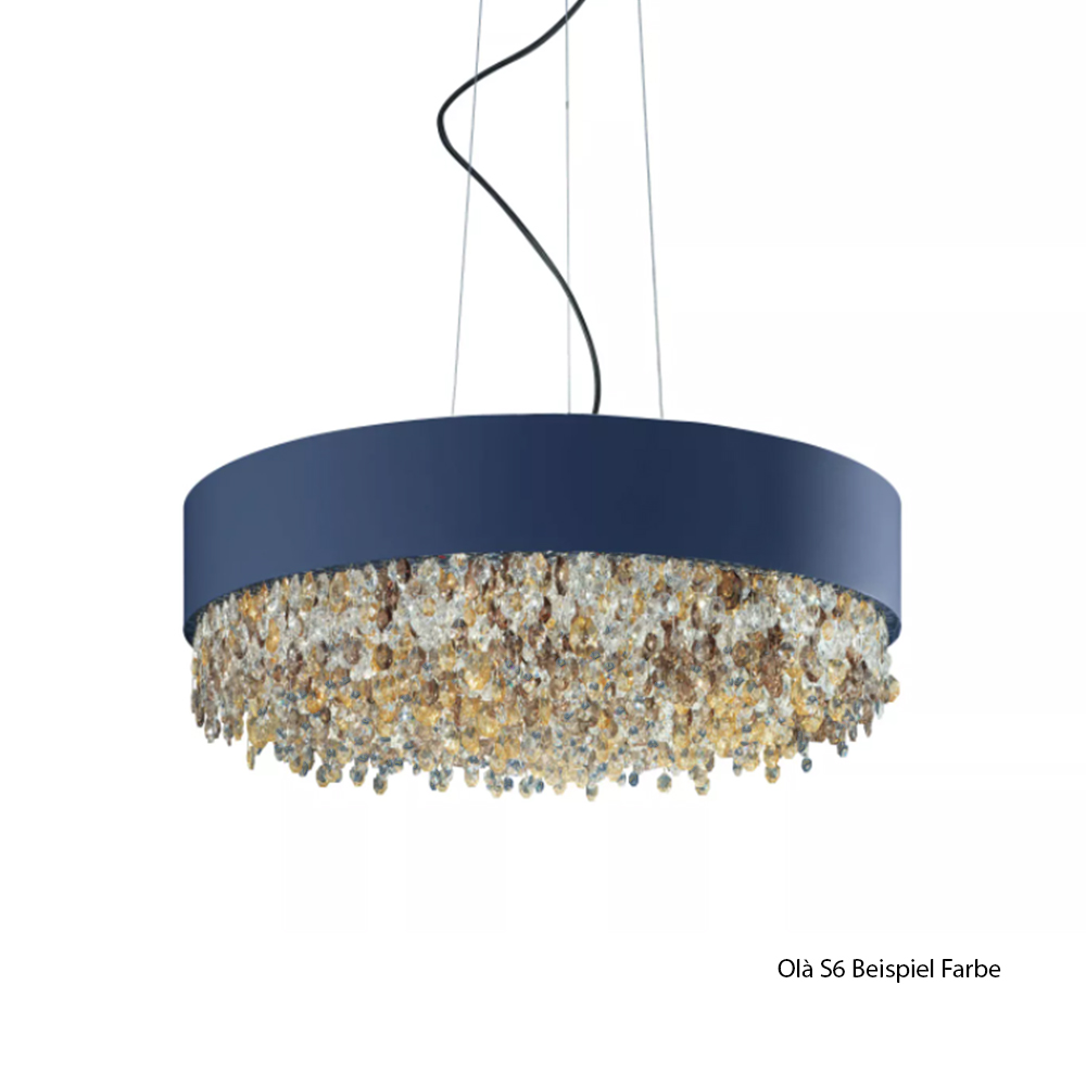 Olà S2 15 Pendelleuchte, Navy Blau, Ø: 15 cm, LED-Modul