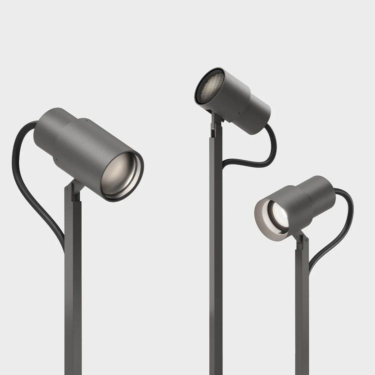 Funktionales Zubehör für den piek Leuchtenkopf in Farbe braun