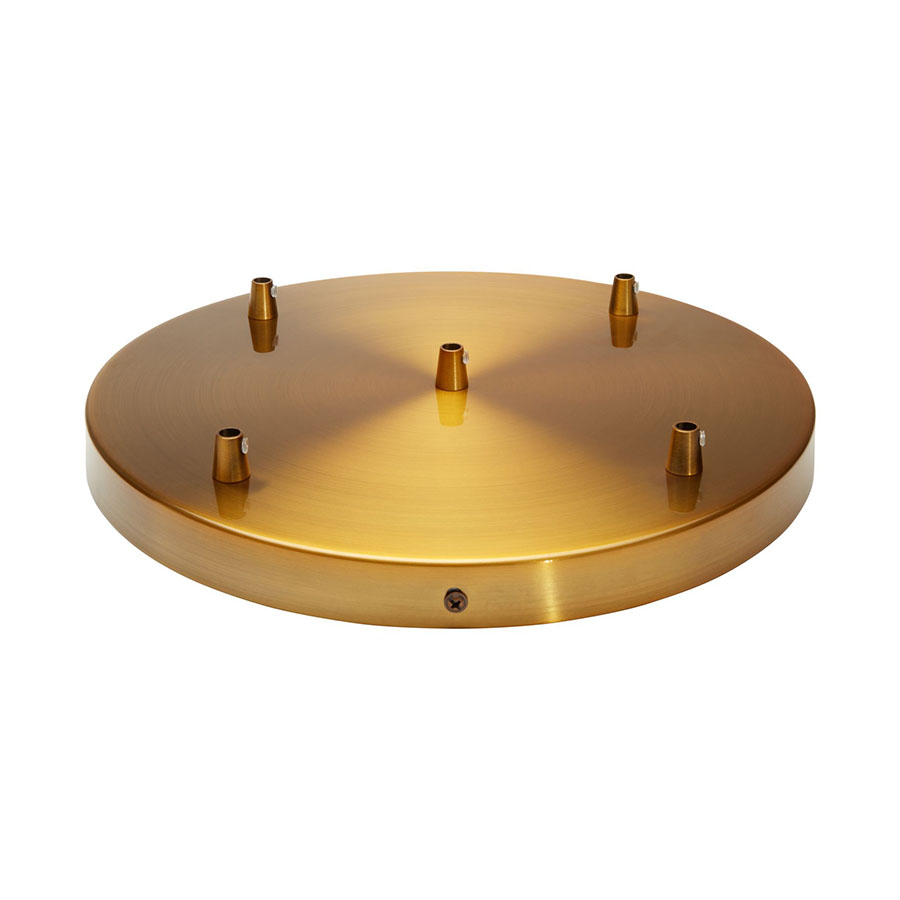 Lampen Baldachin Metall 5-fach Gold, Ø: 30 cm x H: 2,5 cm Lampen Baldachin Metall 5-fach Gold, Ø: 30 cm x H: 2,5 cm
