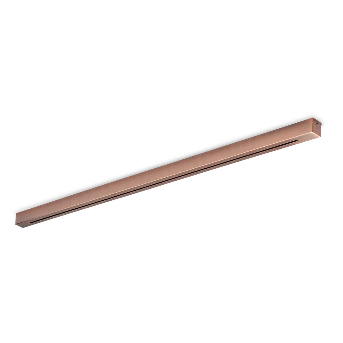 Baldachin Rosone lineare all in 6, 120 x 4 x 3,5 cm, Kupfer Lampen Baldachin länglich all in 6-fach, 120 x 4 x 3,5 cm, Kupfer