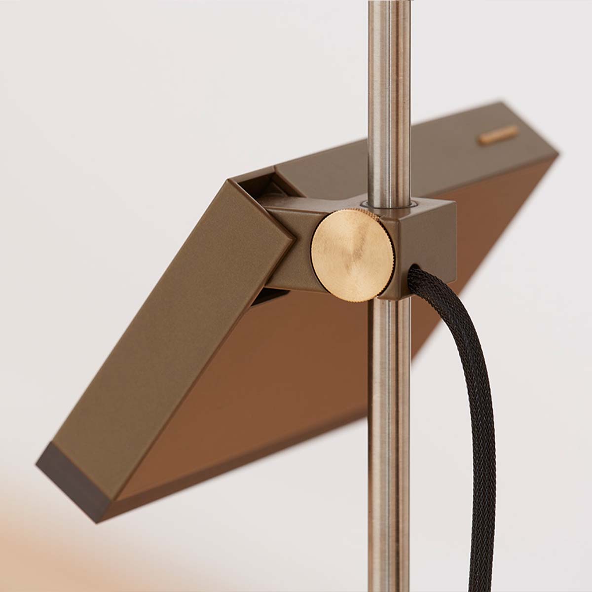 Flat-Box-LED Stehleuchte, H: 152 cm, Schwarz matt