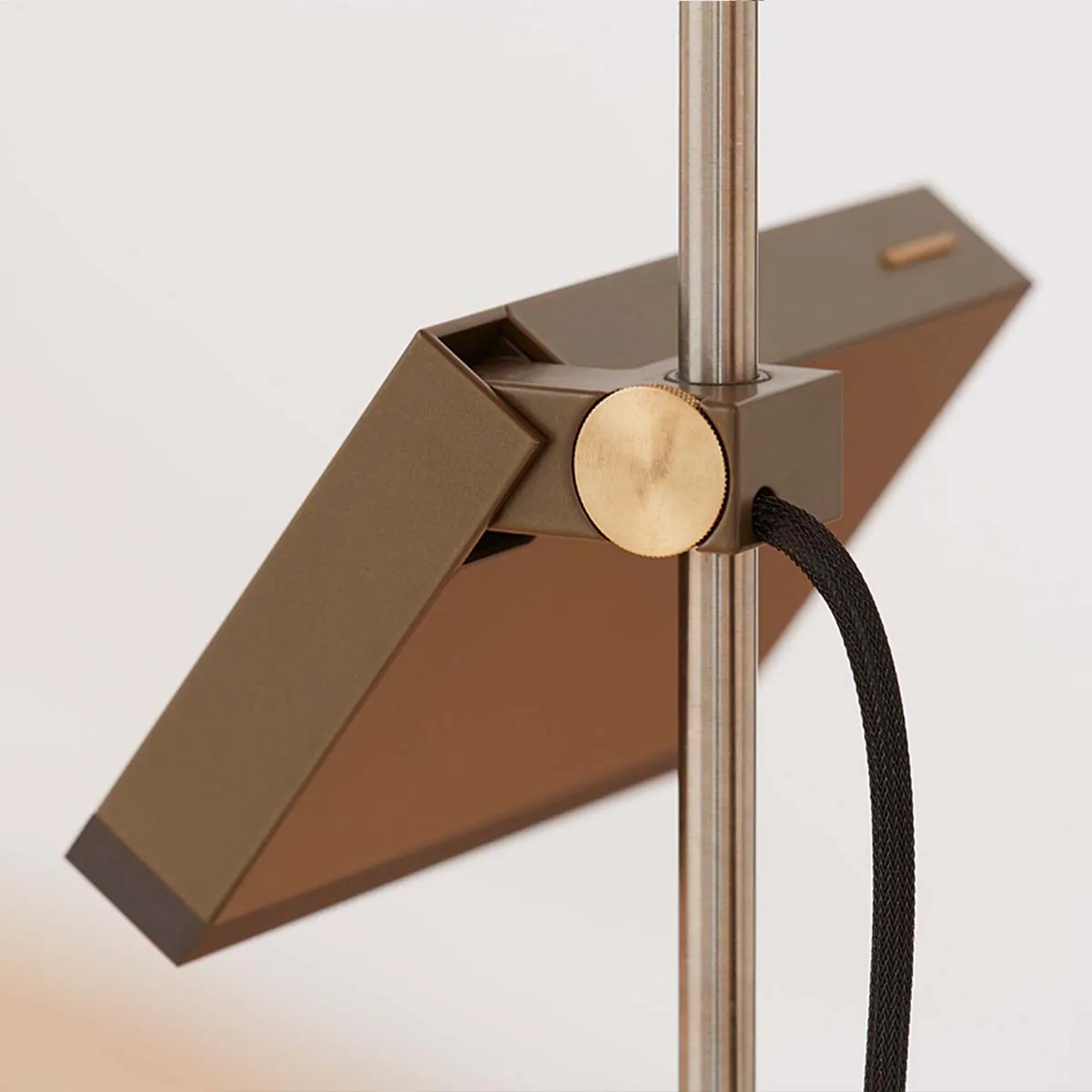 Flat-Box-LED Stehleuchte, H: 152 cm, Schwarz matt