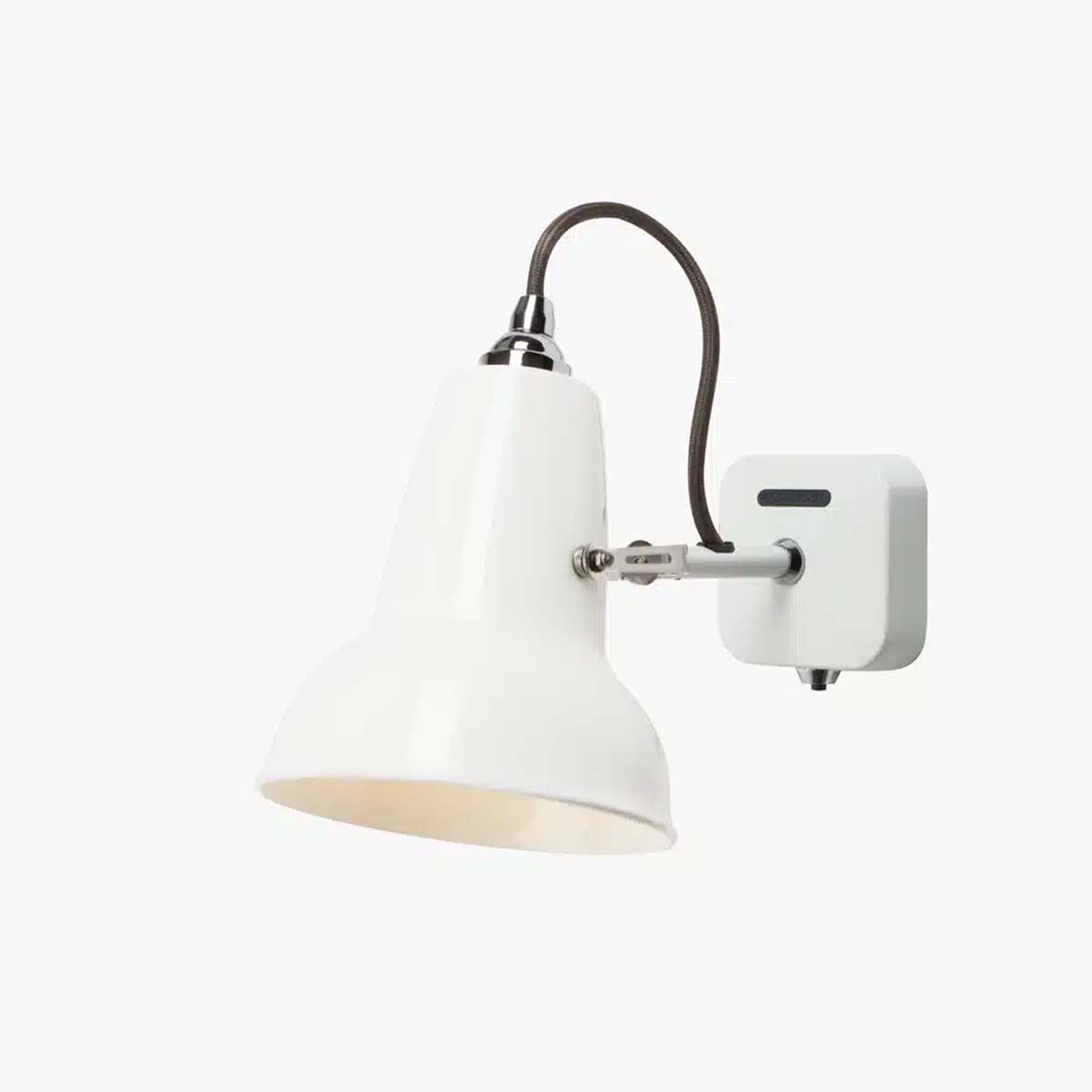 Anglepoise Original 1227 Mini Wandleuchte, Ø: 13 cm, H: 14 cm, Ceramic, Pure White