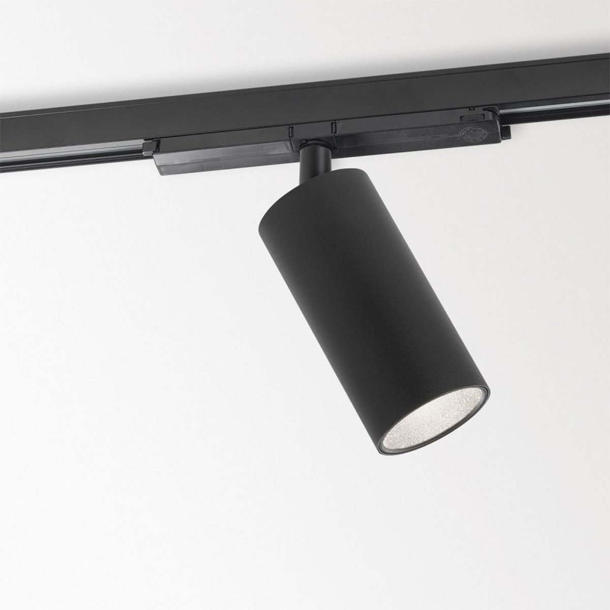 SPY 66 93045 ADM DIM5 Schienenstrahler, DALI dimmbar, Ø: 6,6 cm, Schwarz, Warmweiß 3000K, 45°