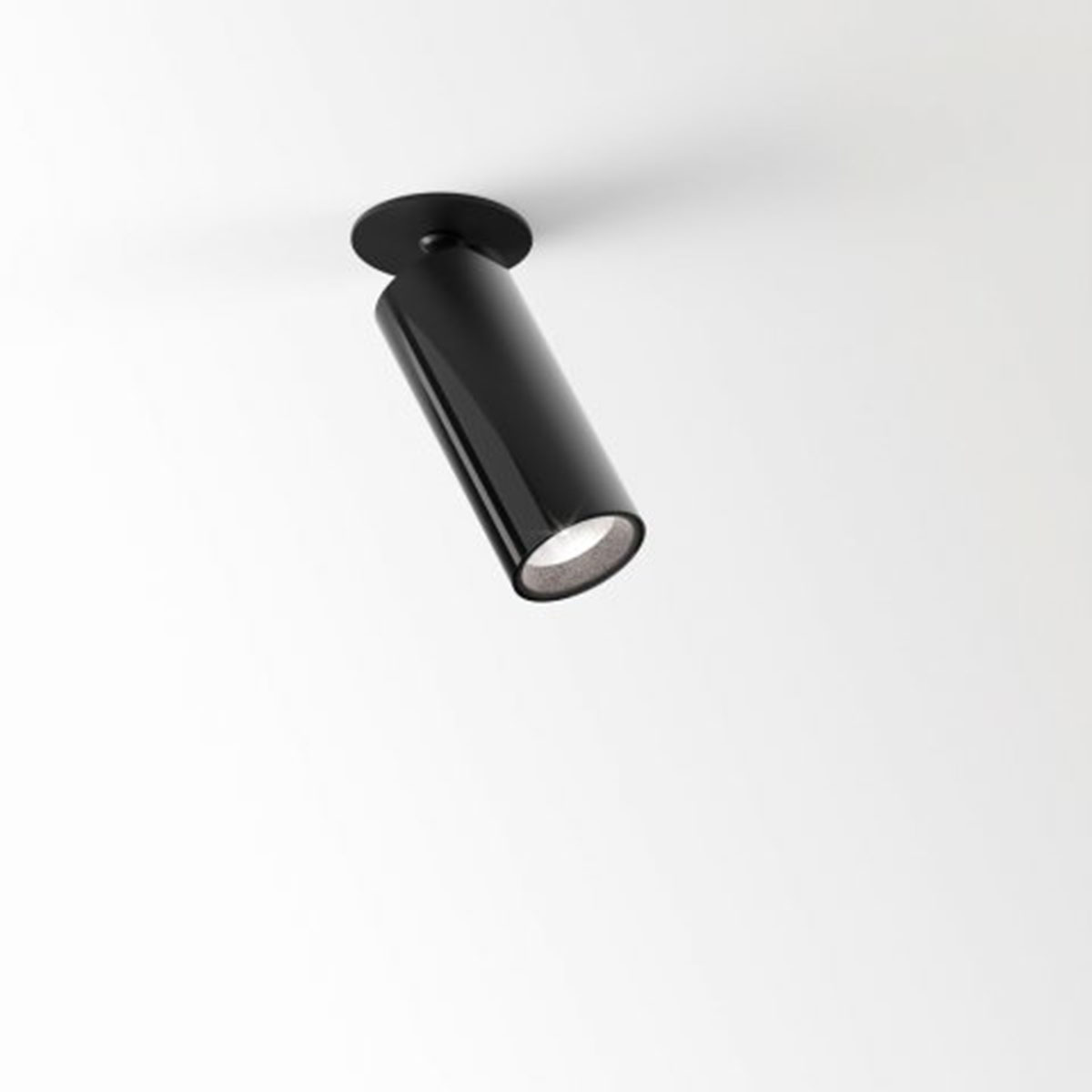 SPY 39 CLIP 93040 Einbaustrahler, Ø: 3,8 cm, L: 9,2 cm, Klavier Schwarz, Warmweiß 3000K, 40°