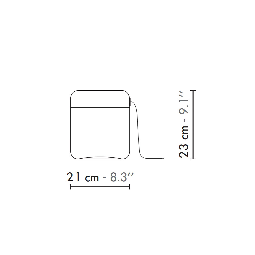 Eau de Lumiere Tischleuchte L: 21 cm, H: 23 cm, Hellgrau/Weiß - Marmor