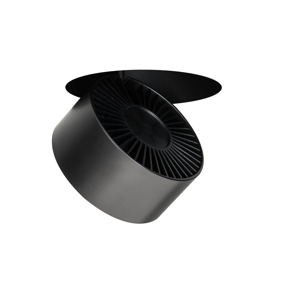 Wittenberg 4.0, wi4-eb-1r-ep Einbaustrahler, Schwarz matt, Warmweiß 3000K, Flood 38°