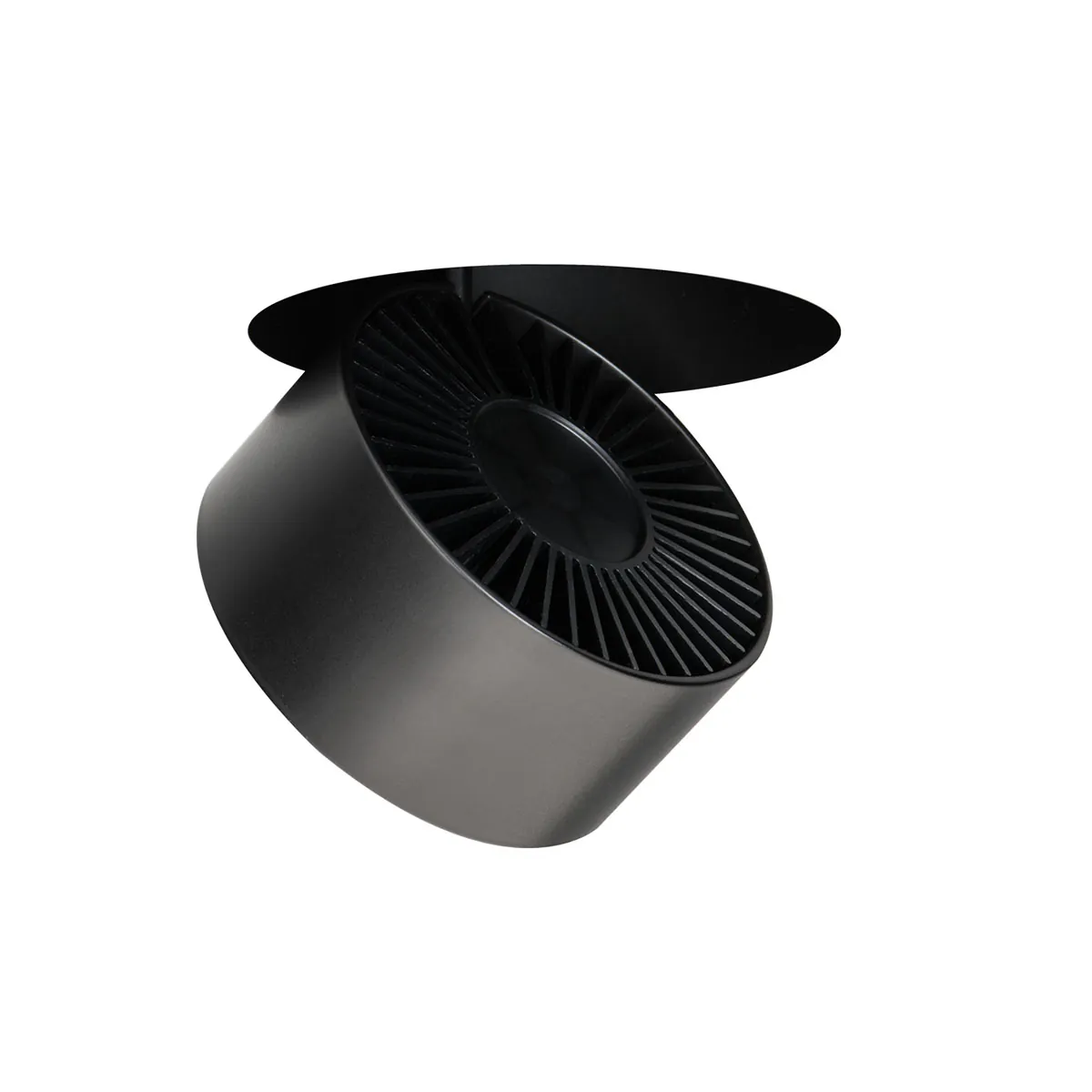 Wittenberg 4.0, wi4-eb-1r-ep Einbaustrahler, Schwarz matt, Warmweiß 3000K, Flood 38°