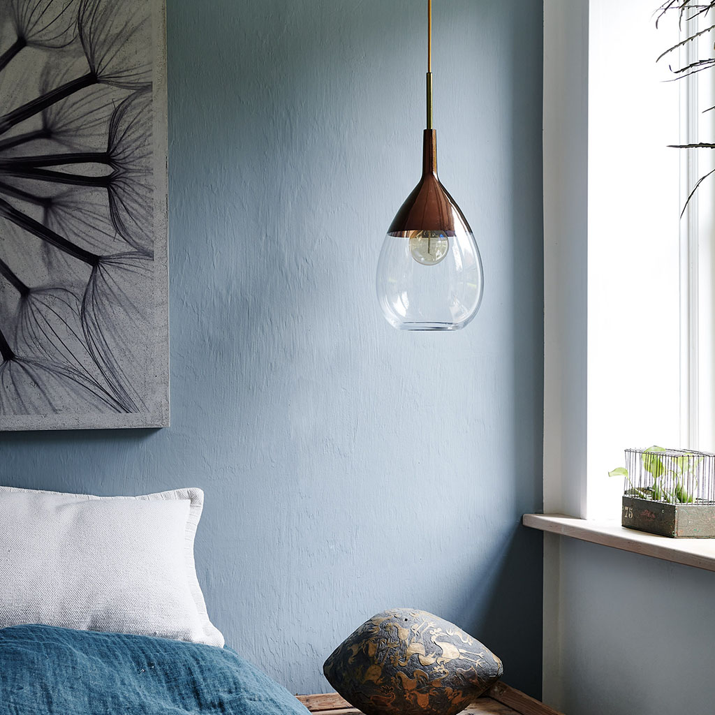 Ebb & Flow Lute Pendelleuchte L Ø 22 cm Lute Pendelleuchte L Ø 22 cm, Rust, Gold Rust Pendelleuchten – exklusive Designerlampe, lange Lebensdauer für Flur