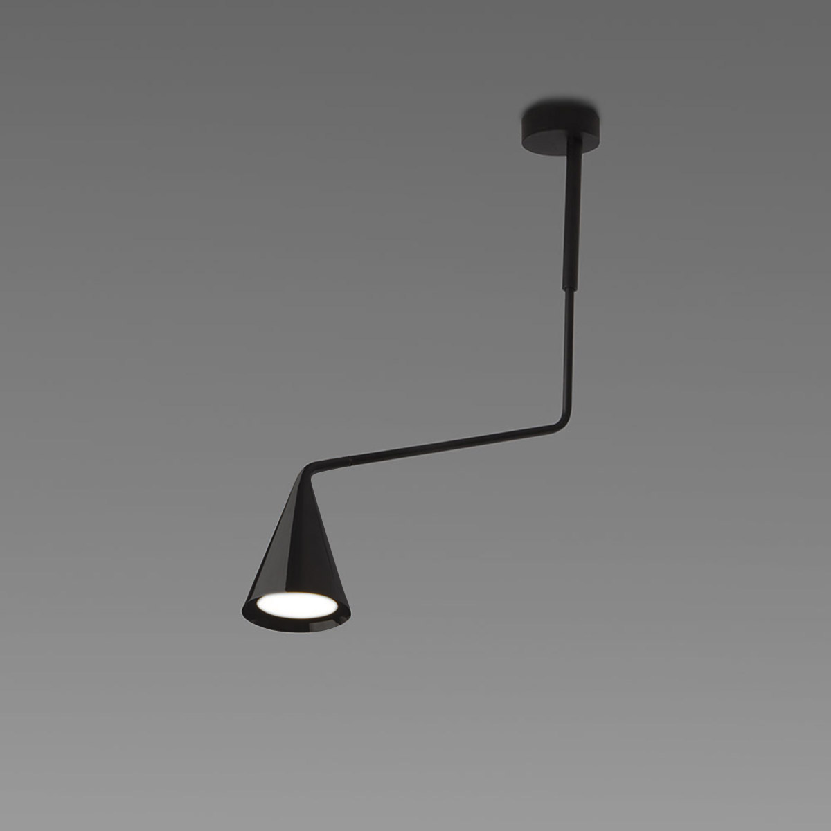 TOOY_Gordon_561_11a_C2_C2 TOOY Gordon 561.11a Deckenleuchte, Schwarz Matt – italienisches Design