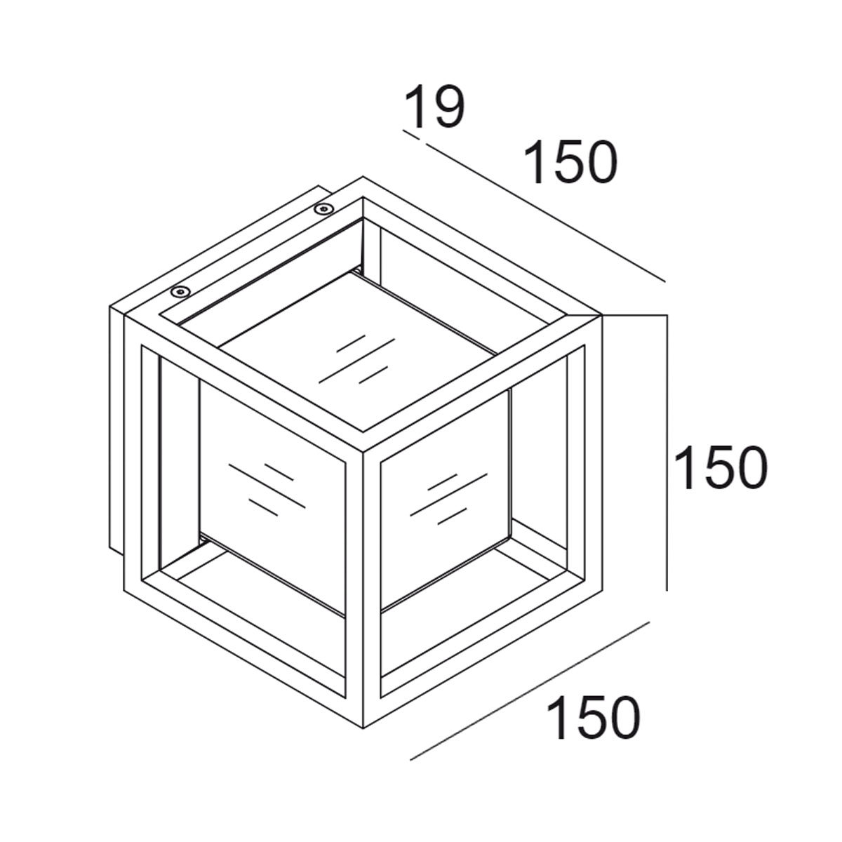 MONTUR S LED HW Wandleuchte, B: 15 cm, Extra-Warmweiß 2700K MONTUR S LED WW Wandleuchte, B: 15 cm, Warmweiß 3000K