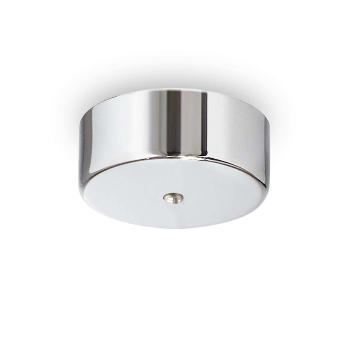 Ideal-Lux-Baldachin-rosone-magnetico-1-luce-1e-chrom Ideal Lux Lampen Baldachin magnetisch 1-fach 1e1e, Ø: 9 cm, H: 3,5 cm, Chrom