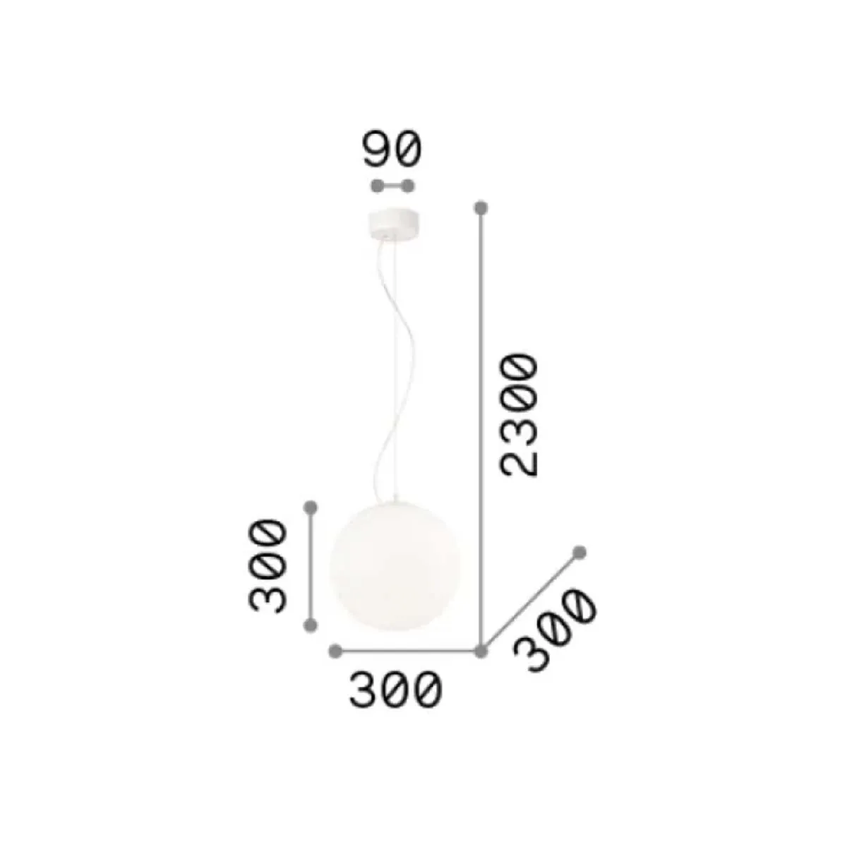 Mapa SP1 Pendelleuchte, Ø: 30 cm Mapa SP1 Pendelleuchte, Ø: 30 cm