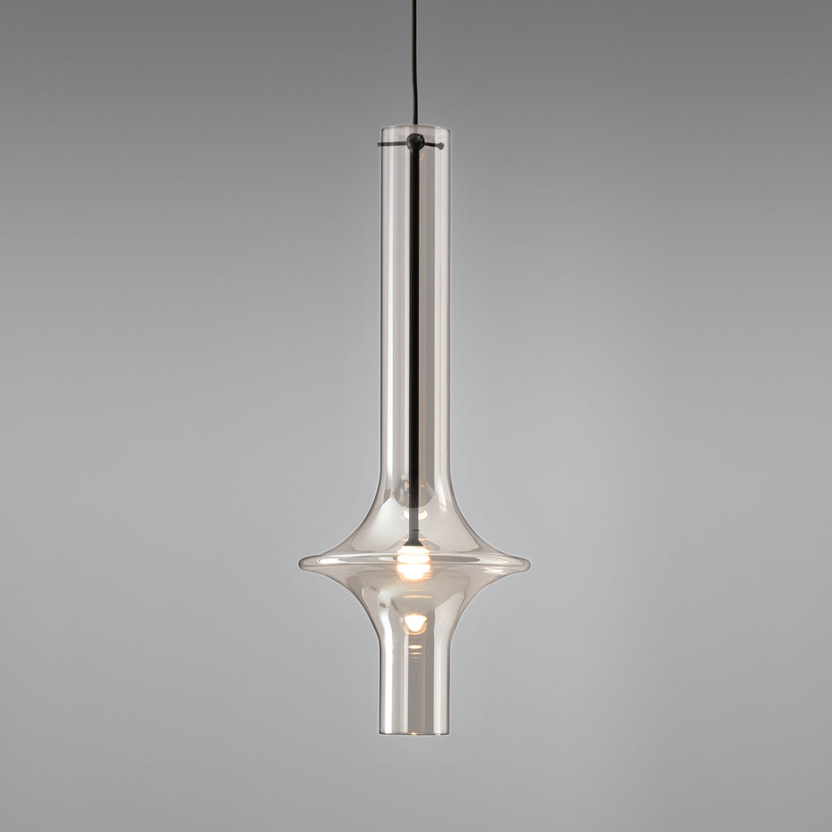 Penta Light Designerleuchte Wonder 1504-23 Pendelleuchte Hängeleuchte – Glasleuchte in Schwarz,, harmonische Beleuchtung,, ideal über Esstisch, Küche oder Wohnzimmer