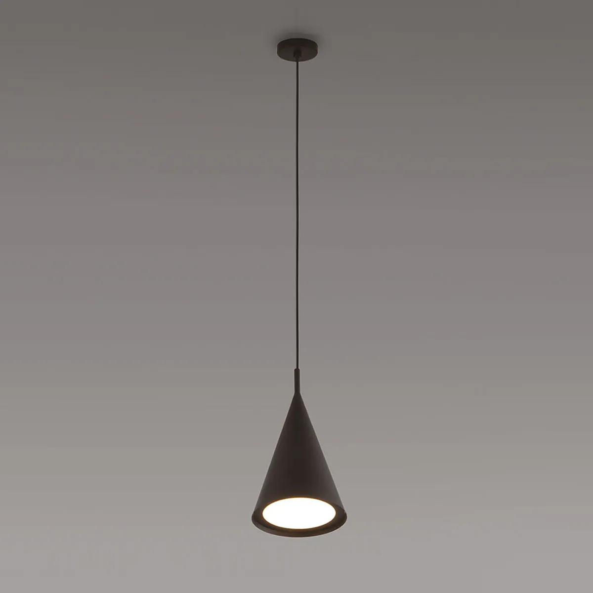 Gordon 561.22 Pendelleuchte, Schwarz Matt Ø: 18 cm