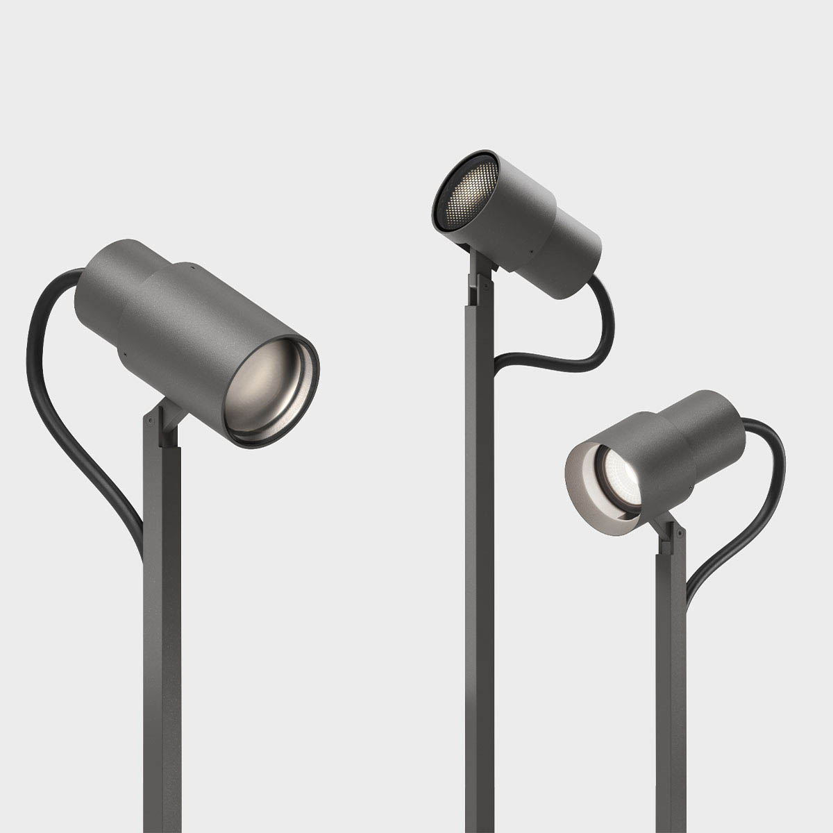 Funktionales Zubehör für den piek Leuchtenkopf in Farbe braun