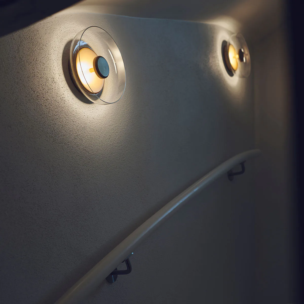 Blossi Wandleuchte, Ø: 23 cm, Opalglas