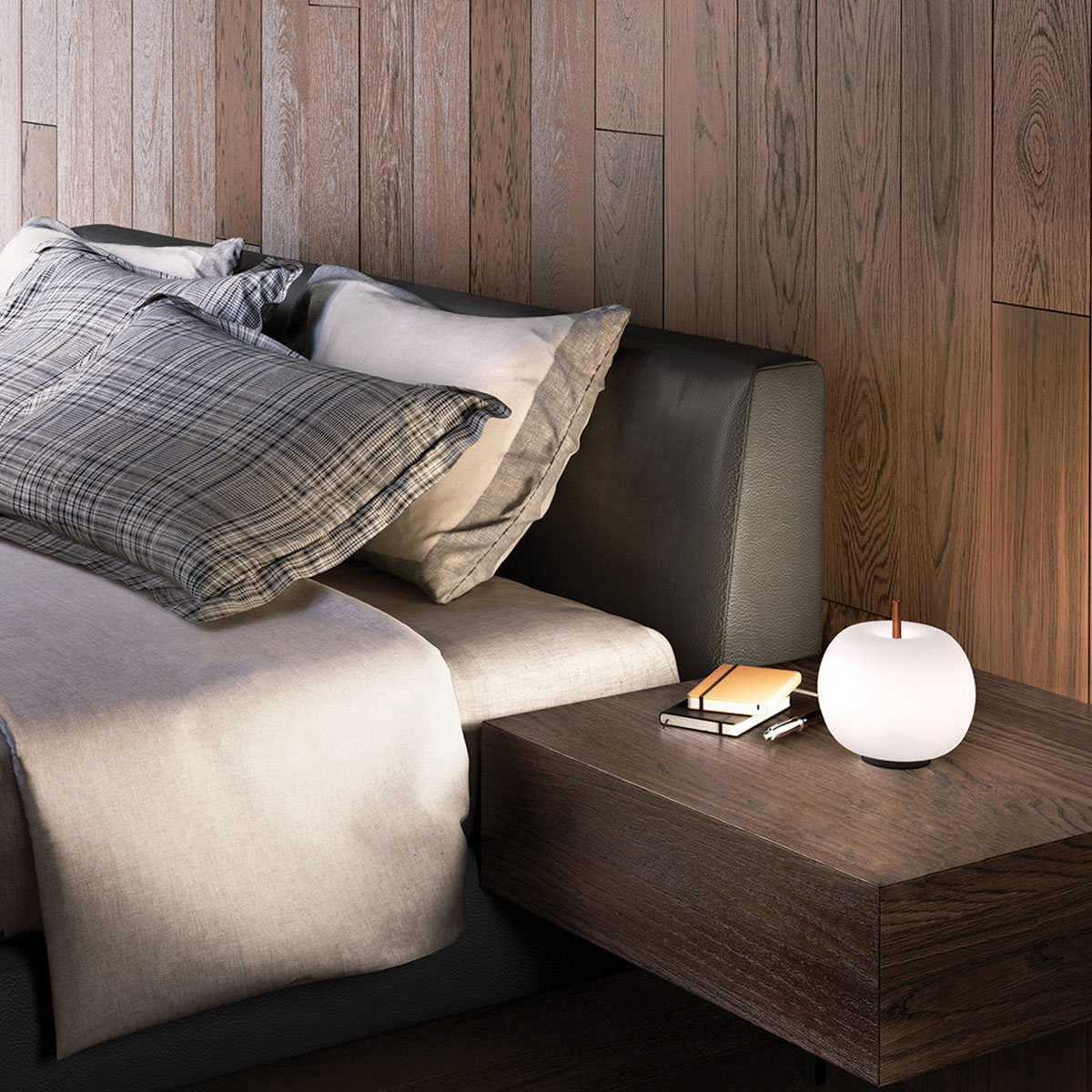 Kushi 16 Tischleuchte, Ø: 16 cm, H:16 cm, Schwarz Kushi 16 Tischleuchte, Ø: 16 cm, H:16 cm, Kupfer