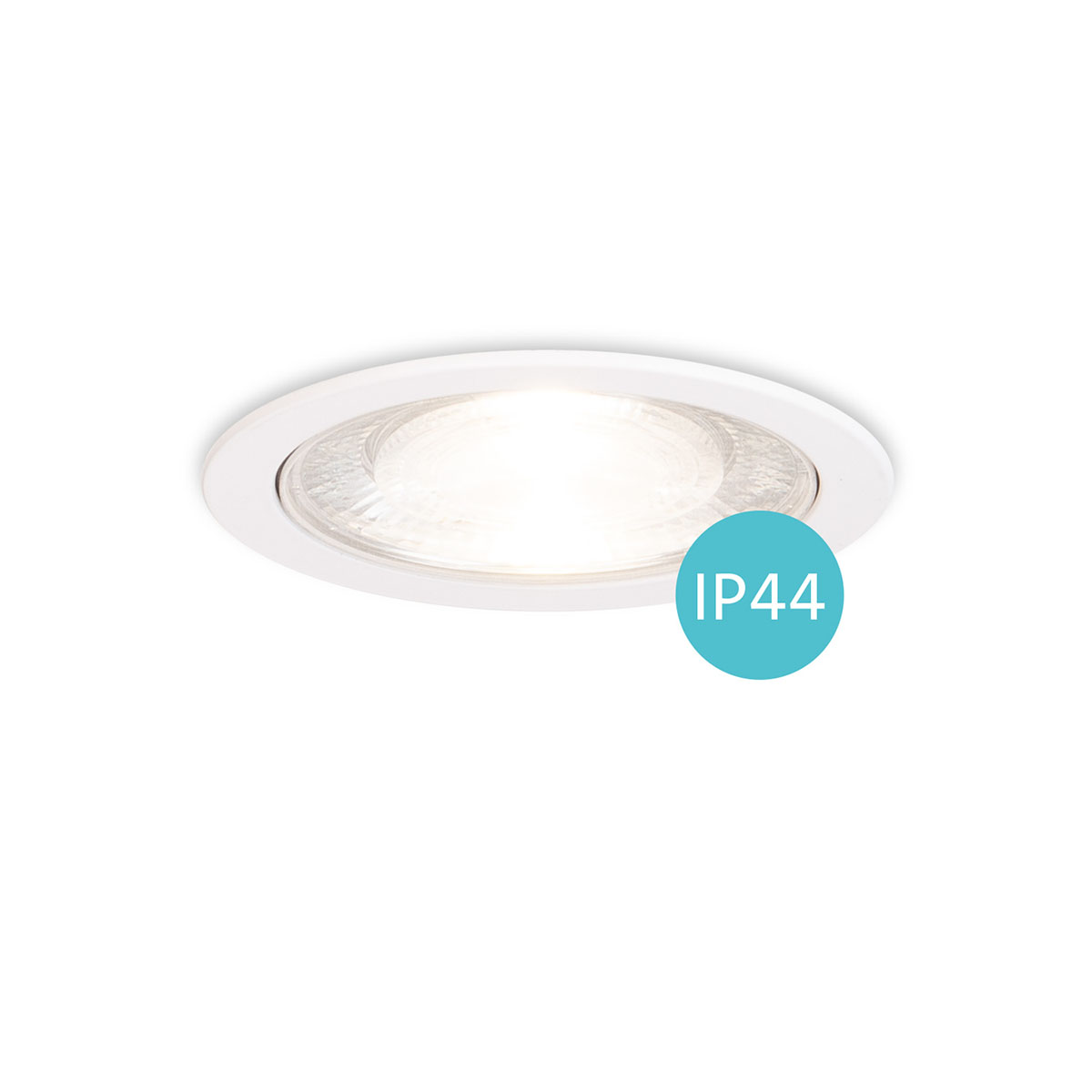 Wittenberg 4.0, wi4-eb-1r-dl-IP44 Einbaustrahler, Weiß matt, Extra-Warmweiß 2700K, Spot 12° Wittenberg 4.0, wi4-eb-1r-dl-IP44 Einbaustrahler, Schwarz matt, Warmweiß 3000K, Flood 38°