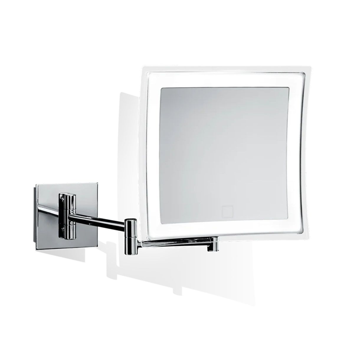 Decor_Walther_BS_85_touch Decor Walther BS 85 Touch Kosmetik, Schminkspiegel mit Licht, Chrom, H: 22 cm, B: 22 cm
