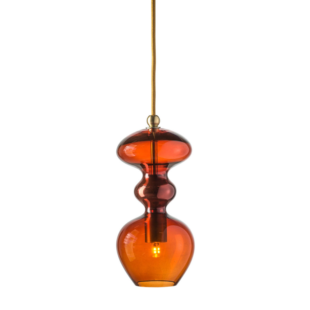 Futura Pendelleuchte S Ø 11 cm, Rust