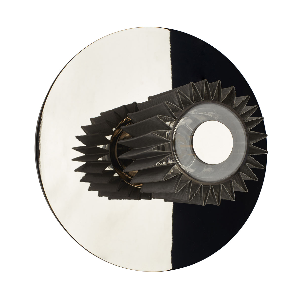 In The Sun 270 Wandleuchte Silber, Netz Silber Ø 27 cm – exklusives Design von DCW Editions ideal im Schlafzimmer