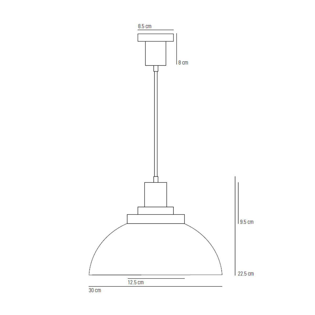 Cosmo Prismatic Pendelleuchte, Ø: 30 cm Cosmo Prismatic Pendelleuchte, Ø: 30 cm