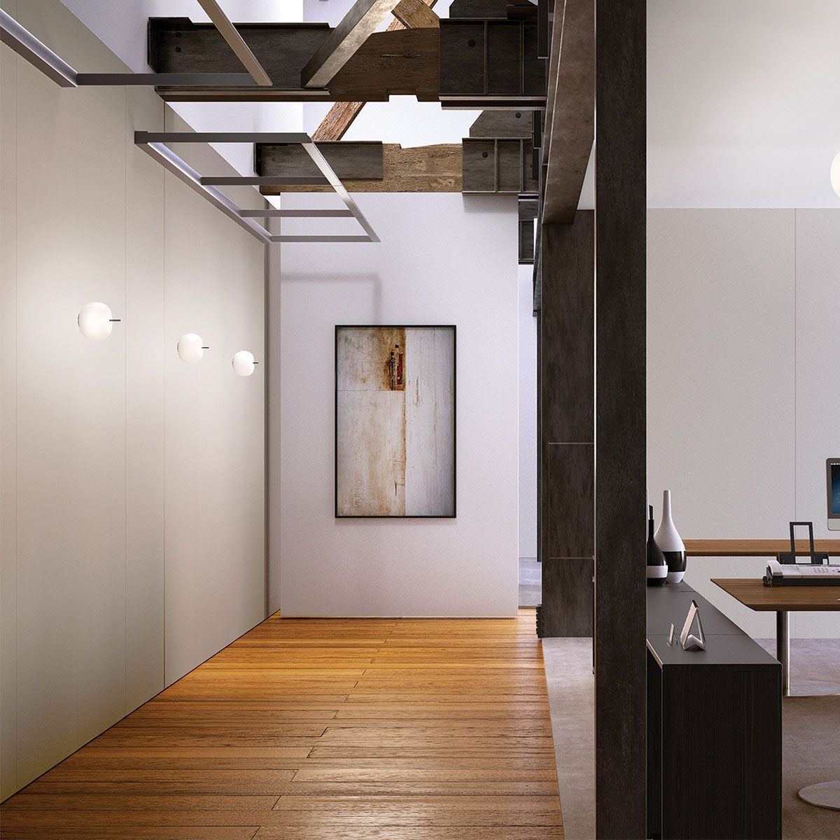 Kushi 16 Deckenleuchte, Ø: 16 cm, Kupfer