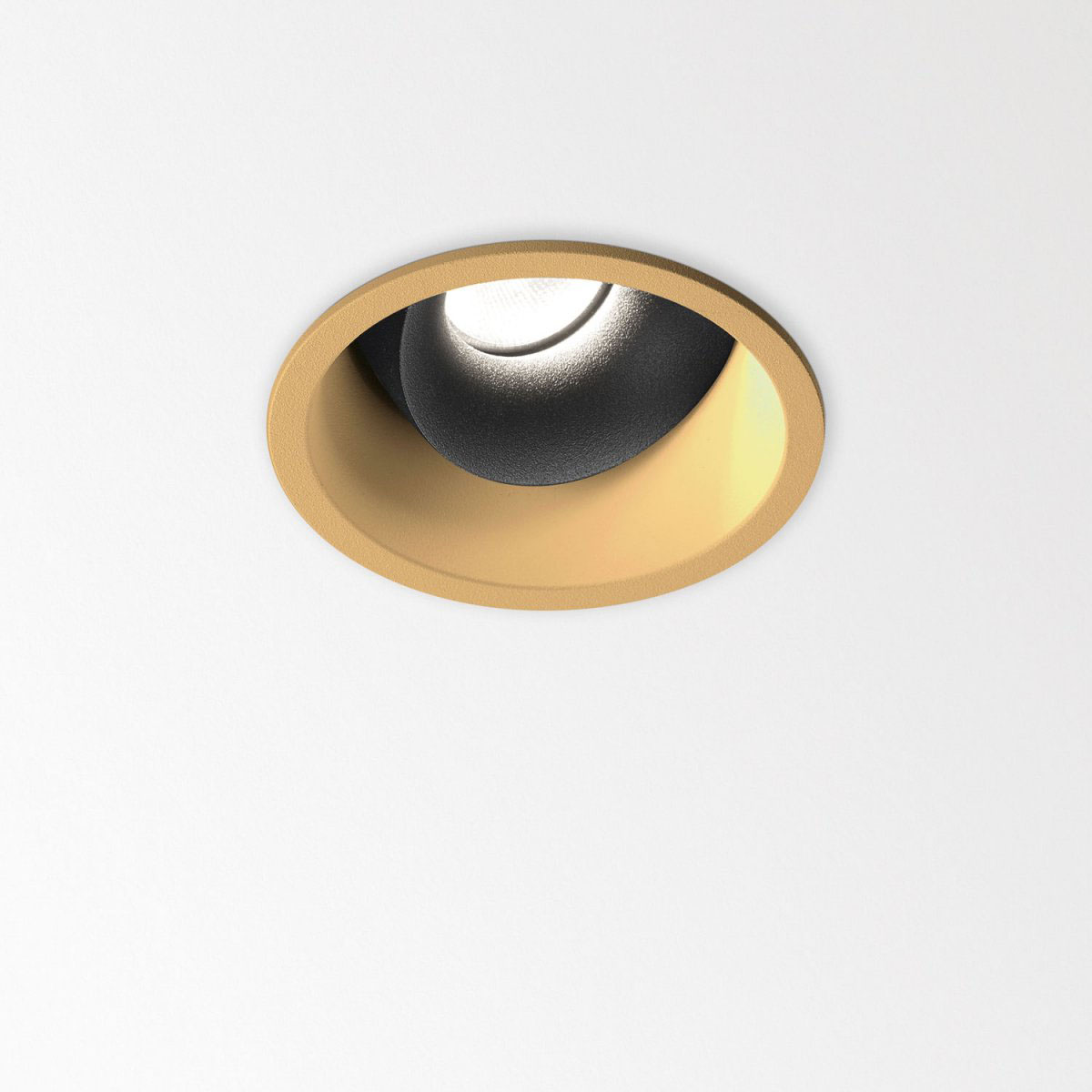 MINI DEEP RINGO II OK 93037 Einbaustrahler, Ø: 7,7 cm, Flemish Gold, Warmweiß 3000K, 37°