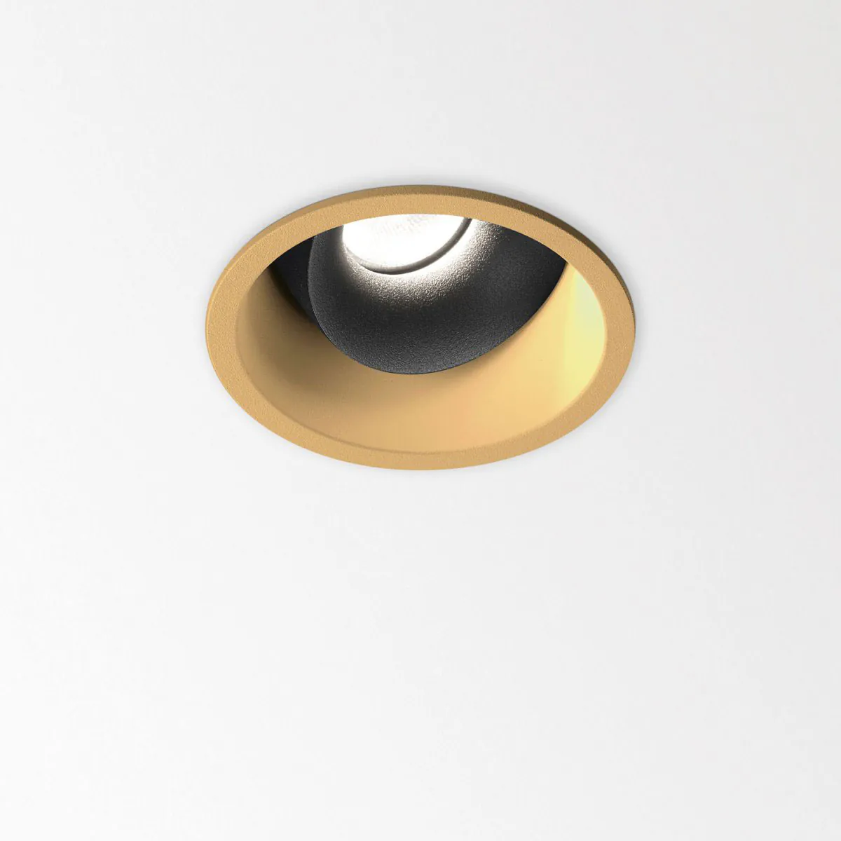 MINI DEEP RINGO II OK 93037 Einbaustrahler, Ø: 7,7 cm, Flemish Gold, Warmweiß 3000K, 37°