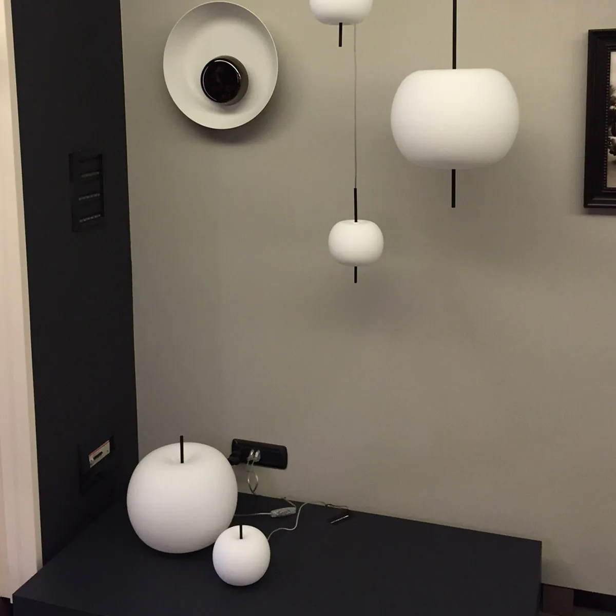 Kushi 33 Tischleuchte, Ø: 33 cm, H: 32 cm, Kupfer