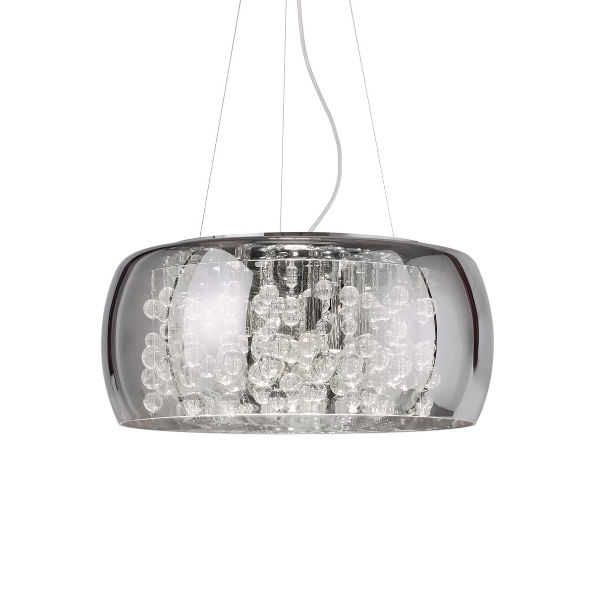 Audi-80 SP8 Pendelleuchte, Ø: 50 cm, Rauchglas