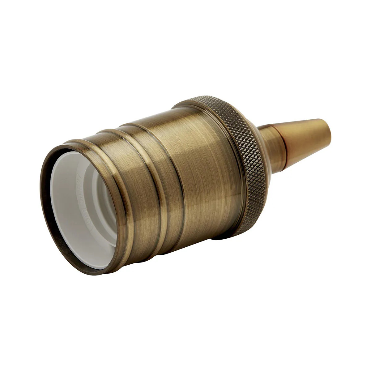 Lampenfassung E27 Aluminium Bronze vergoldet Lampenfassung E27 Aluminium Bronze vergoldet