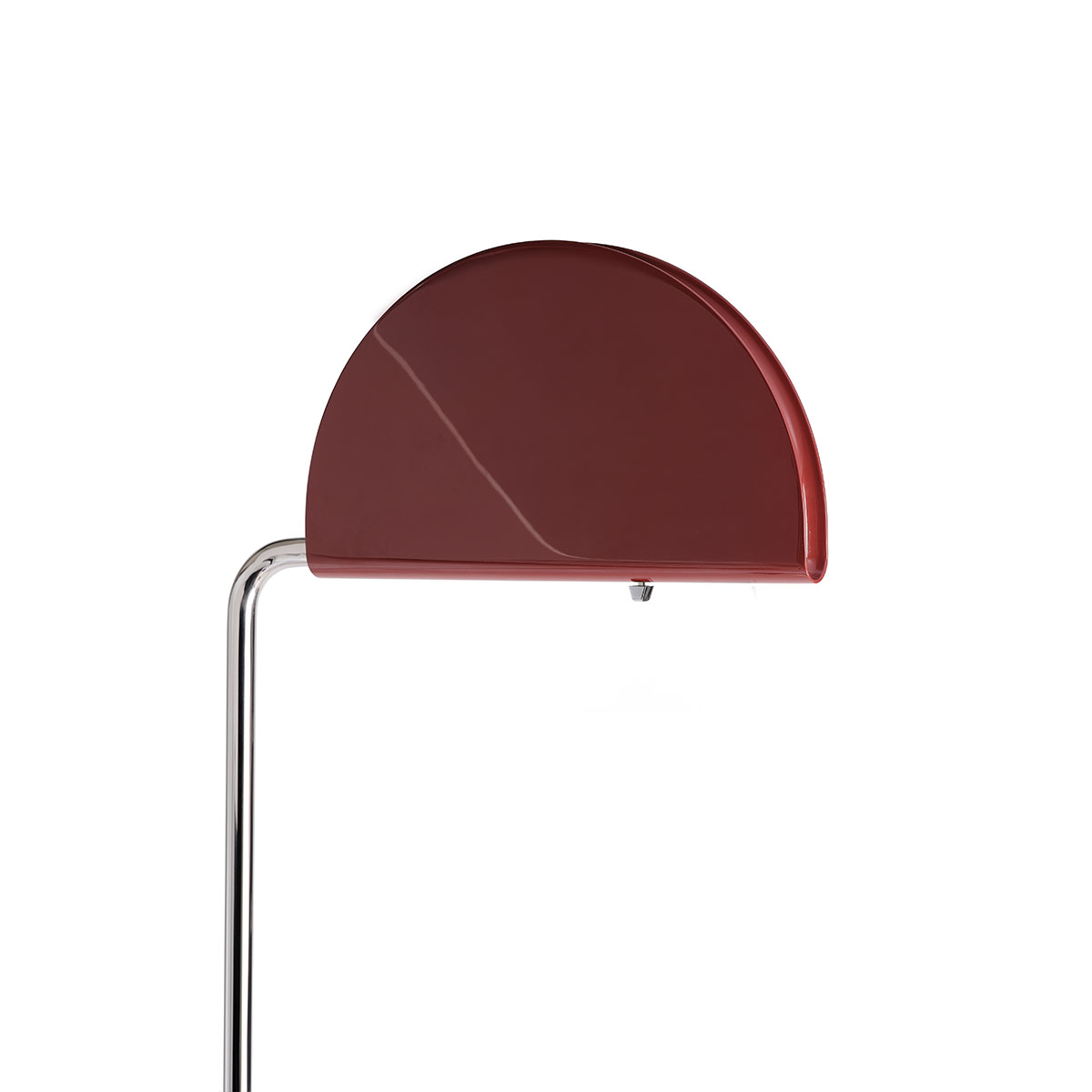 Exklusive stehleuchte DCW Editions Mezzaluna Floor Stehleuchte Rot Modern – Ambienteansicht für Leseecke