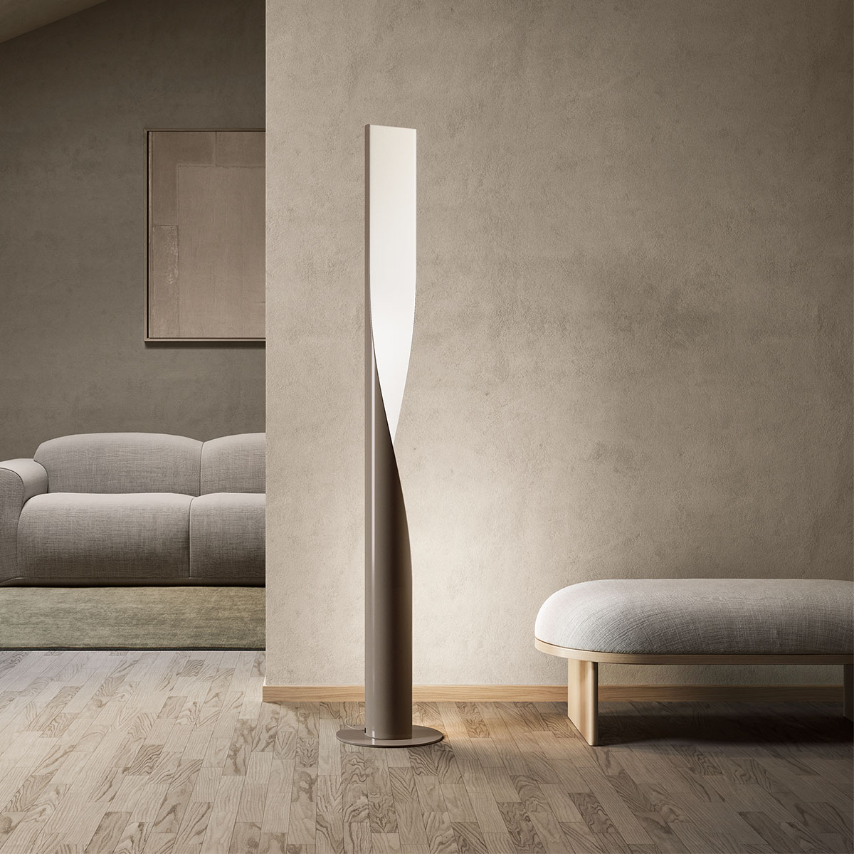 Evita Stehleuchte, H: 190 cm, Warmweiß Evita Stehleuchte, H: 190 cm, Rot