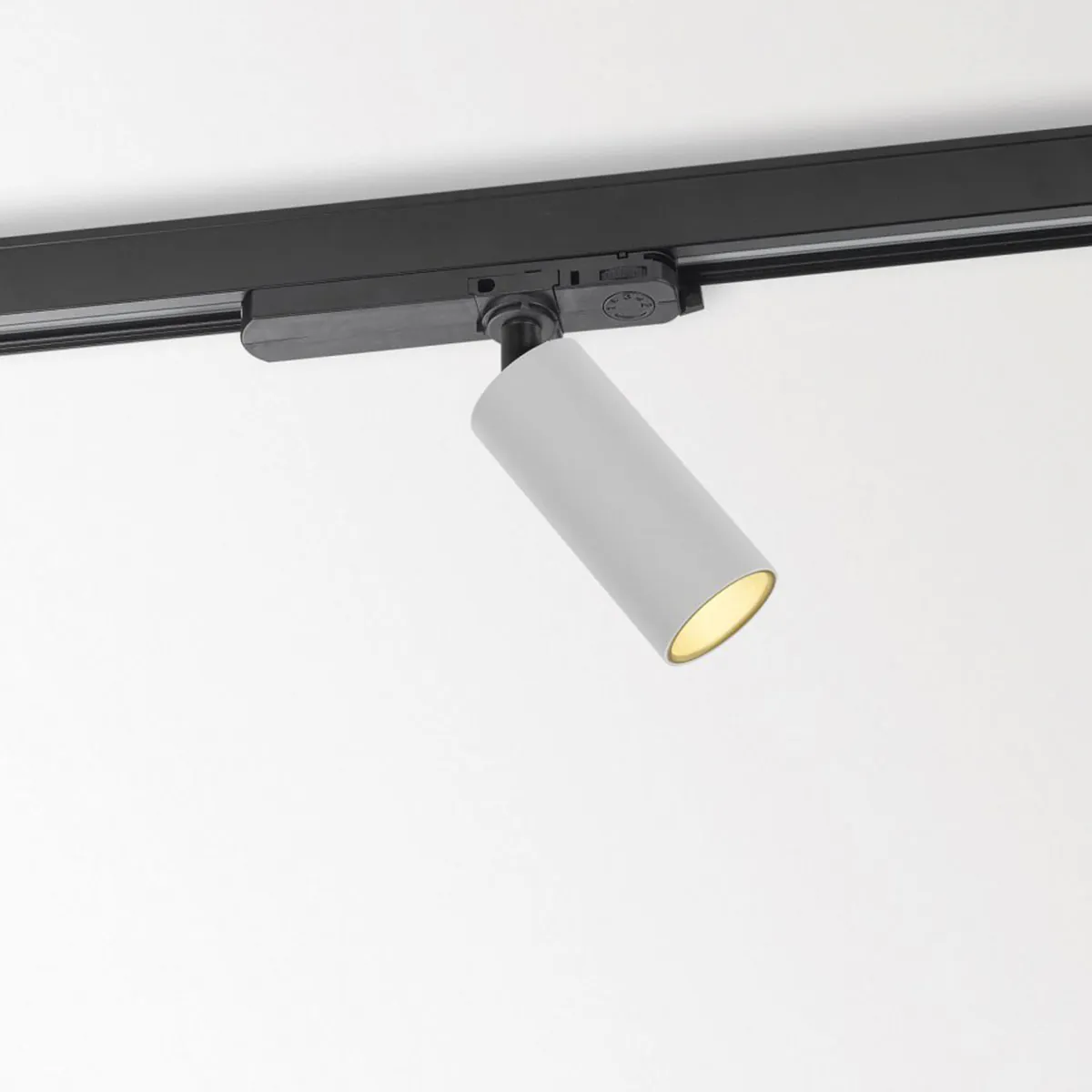 SPY 52 93045 ADM Schienenstrahler, Ø: 5,2 cm, Weiß, Warmweiß 3000K, 45°