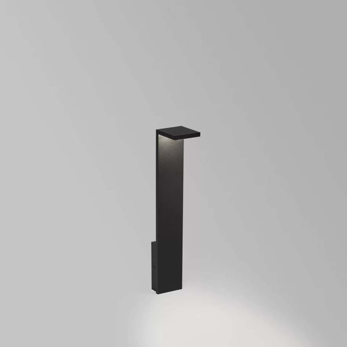 Delta Light ELBO ASYMMETRIC Pollerleuchte, Schwarz, H: 40 cm