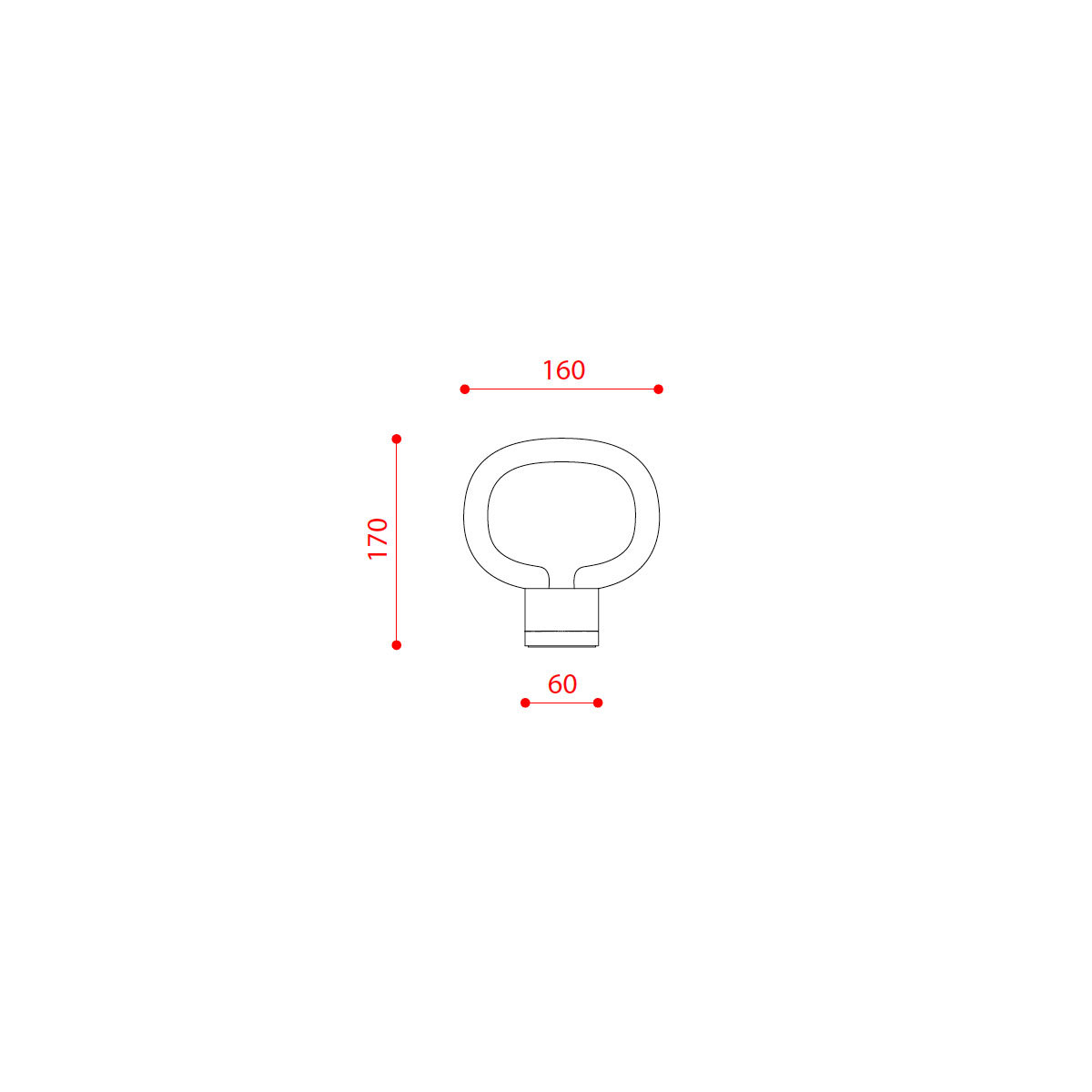 Nabila 552.36 Tischleuchte H: 17 cm, Schwarz Matt / Schwarz Chrom & Rauchglas