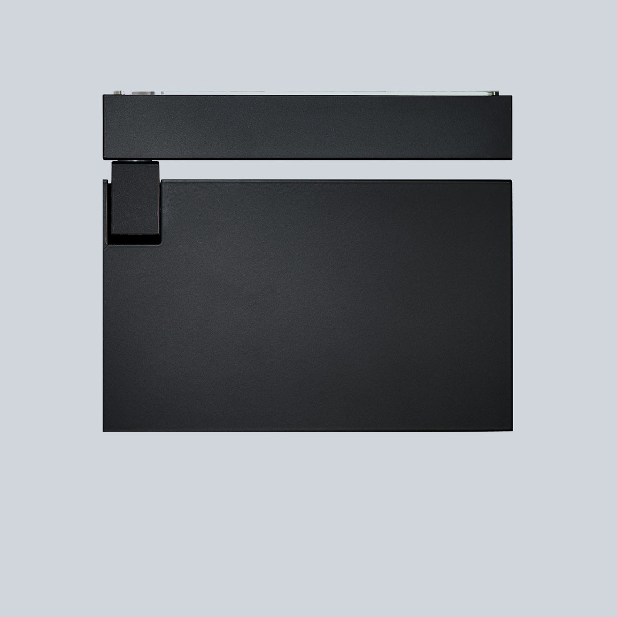 fbl-21 Aufbaustrahler, B: 16,3 cm, H: 10 cm, Schwarz matt, Extra-Warmweiß 2700K, Spot 12°, Phase Cut