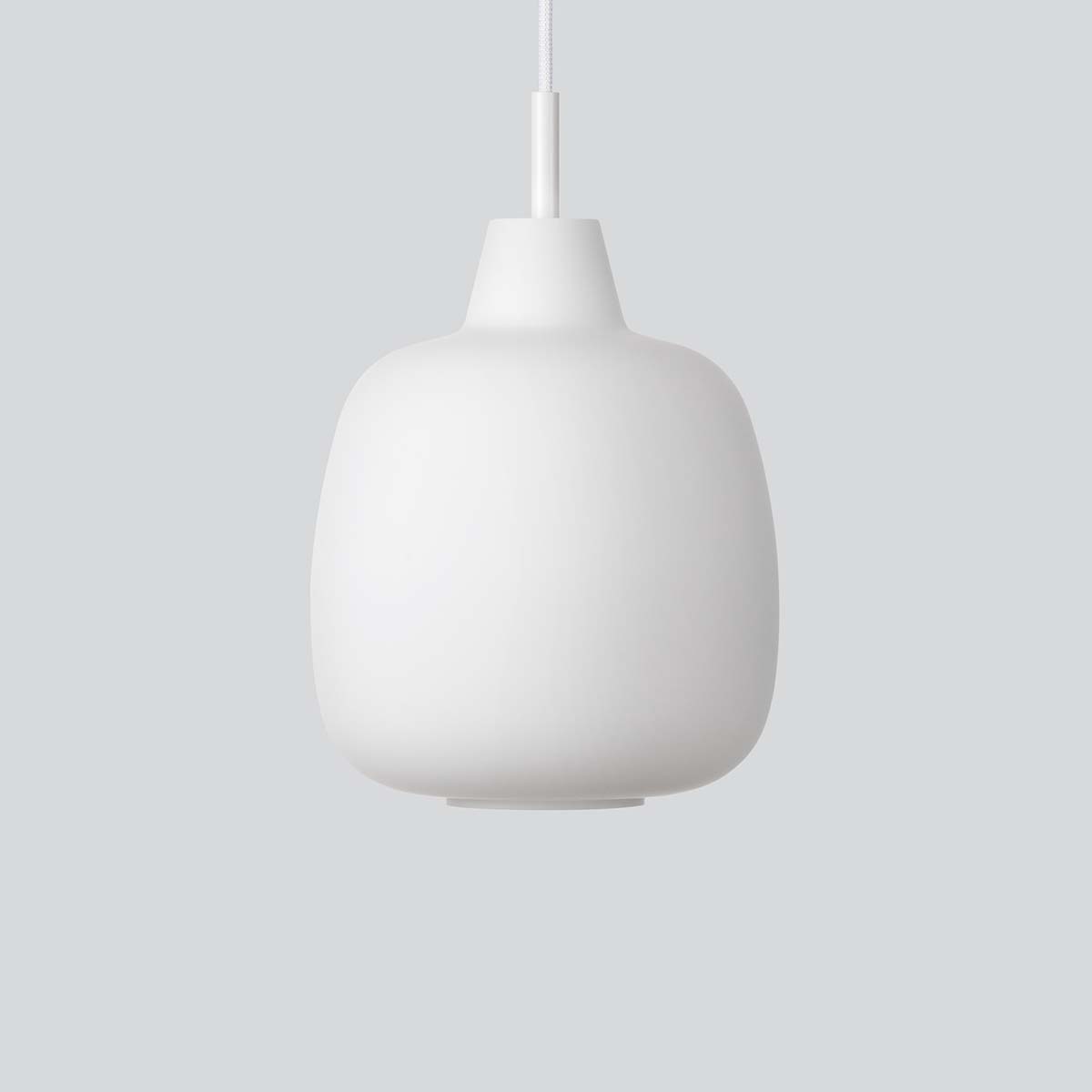 Mawa Design Gangkofner bergamo Pendelleuchte, Ø: 23,7 cm Armaturkombination weiß Opalglas