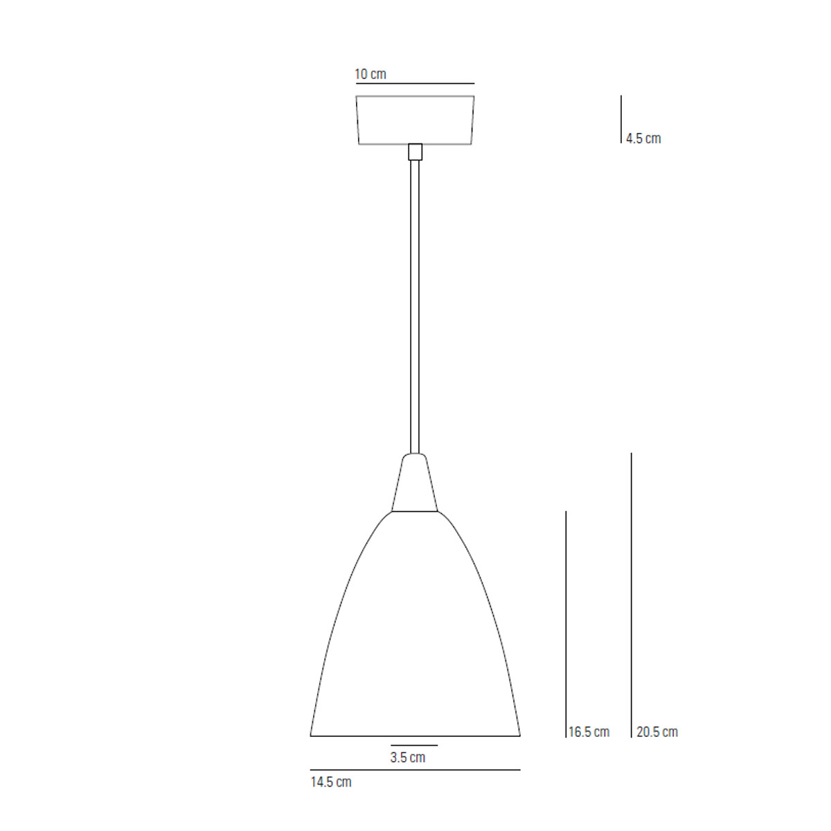 Hector Size 2 Pendelleuchte, Ø: 14,5 cm Hector Size 2 Pendelleuchte, Ø: 14,5 cm