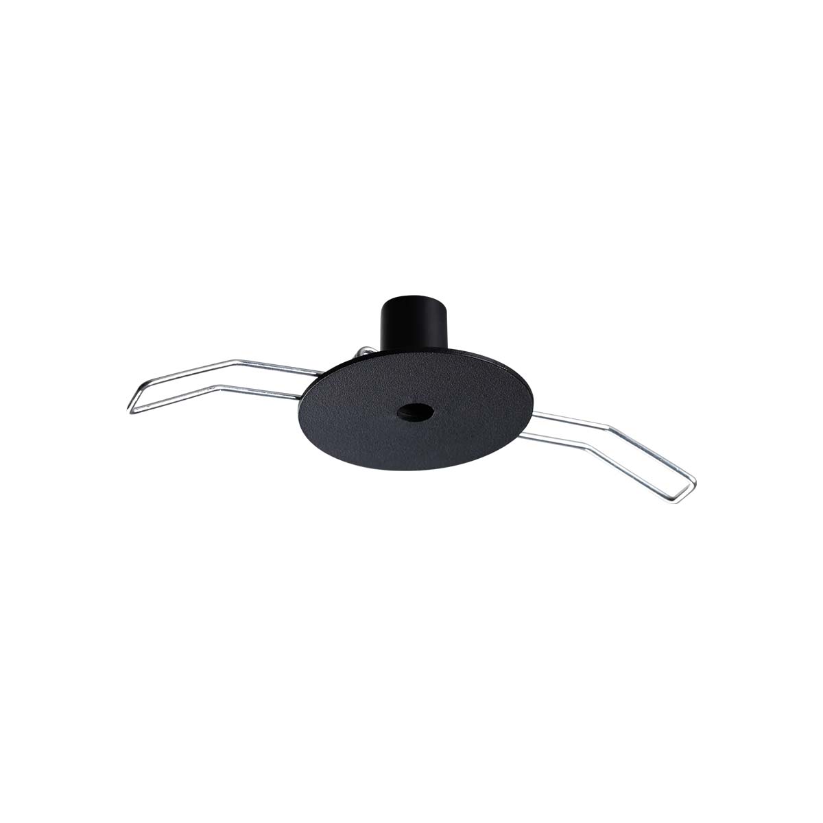 Baldachin Rosone recessed, Ø: 11 cm, H: 3,4 cm, Schwarz