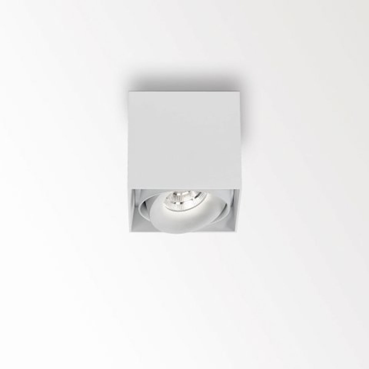 MINIGRID ON 150 93050 DIM8 Aufbaustrahler, L: 10,5 cm, B: 10,5 cm, Weiß, Warmweiß 3000K, 50°