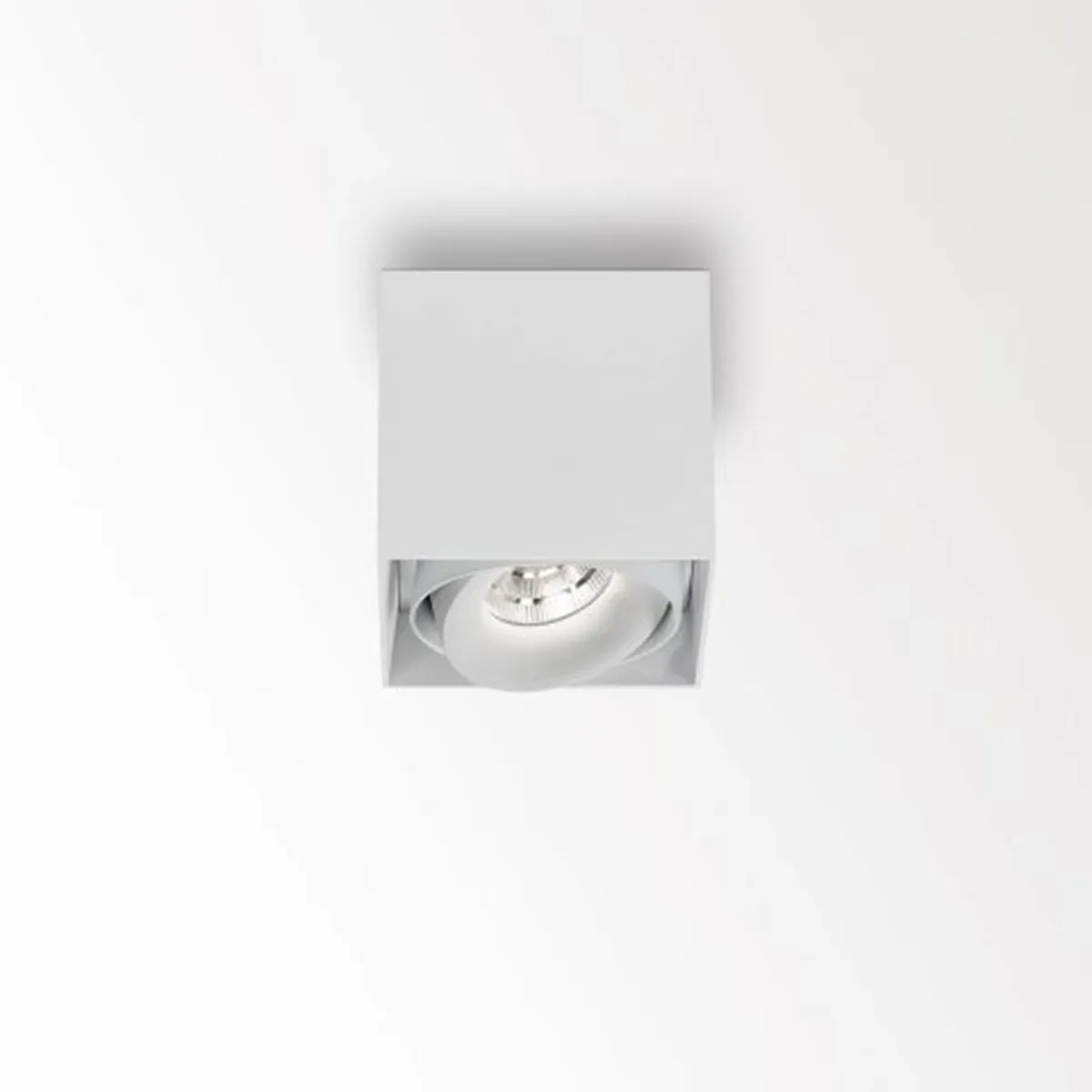 MINIGRID ON 150 93050 DIM8 Aufbaustrahler, L: 10,5 cm, B: 10,5 cm, Weiß, Warmweiß 3000K, 50°