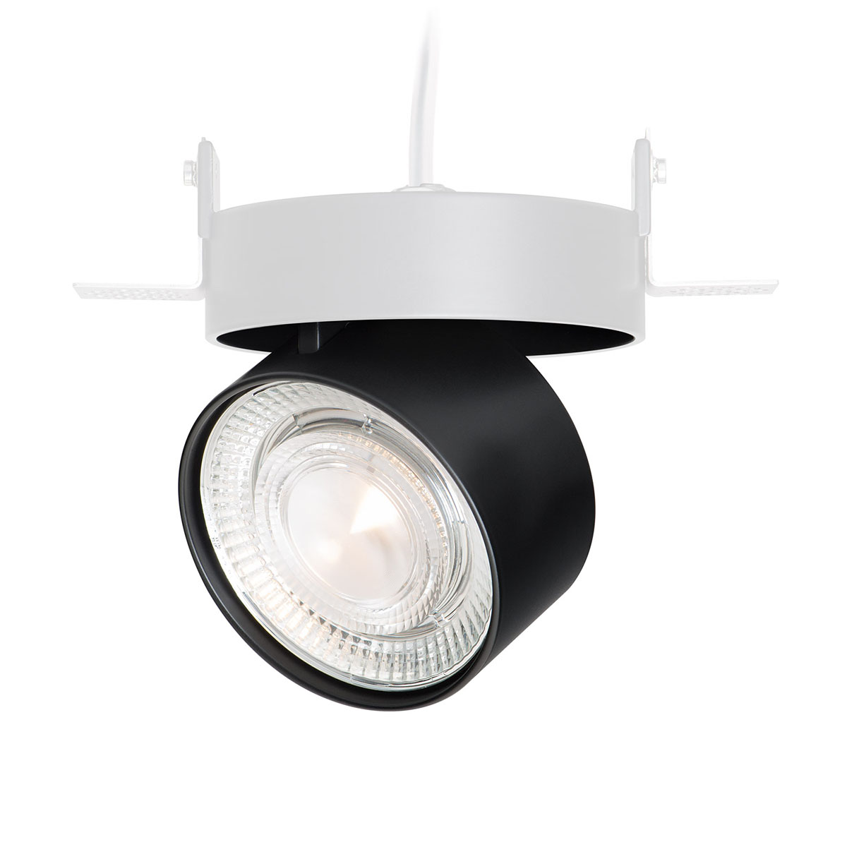 Wittenberg 4.0, wi4-eb-1r-ep Einbaustrahler, Messing, Warmweiß 3000K, Flood 38°