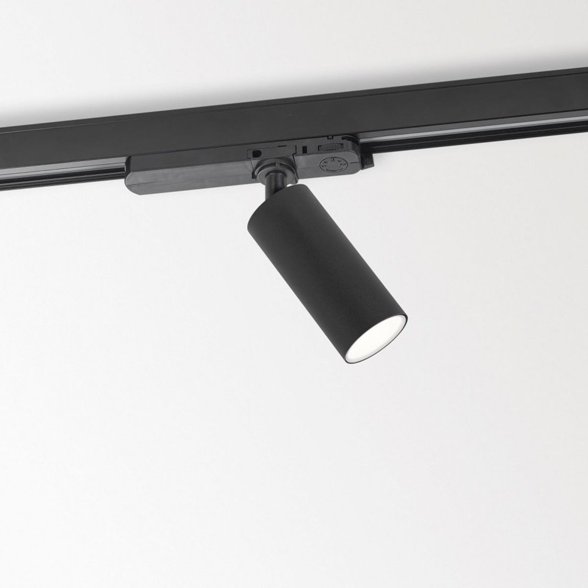 DeltaLight SPY 52 93045 ADM Schienenstrahler, Ø: 5,2 cm SPY 52 93045 ADM Schienenstrahler, Ø: 5,2 cm, Schwarz, Warmweiß 3000K, 45° – exklusive Designerlampe, dimmbar für Wohnzimmer, Abstrahlwinkel 45°