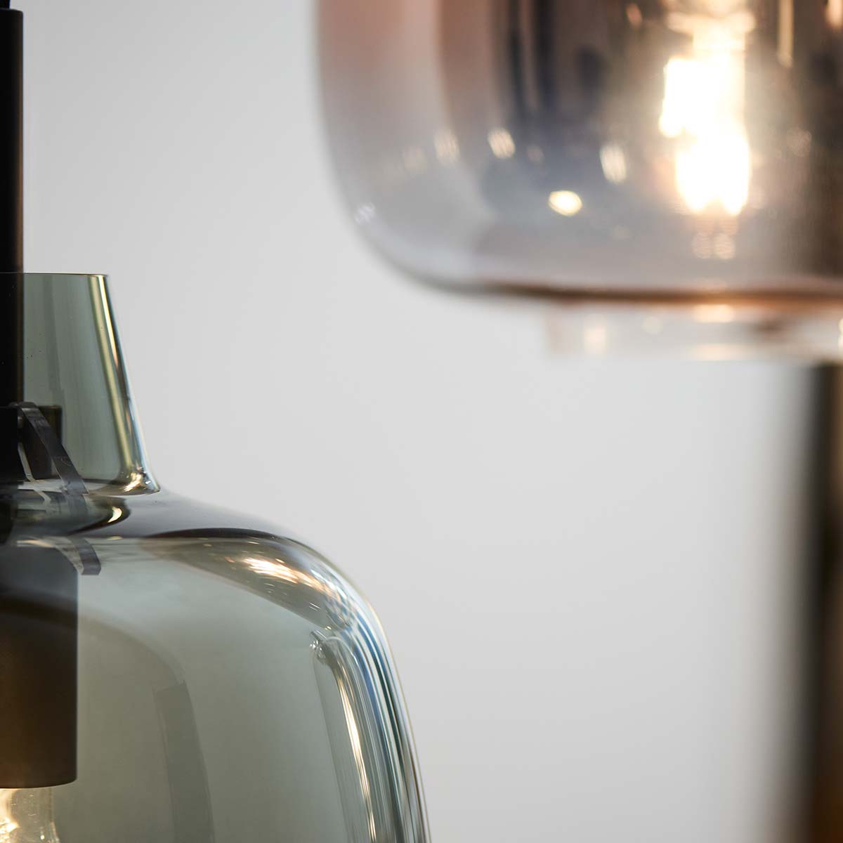 Mawa Design Gangkofner bergamo Pendelleuchte, Ø: 23,7 cm Armaturkombination weiß Opalglas