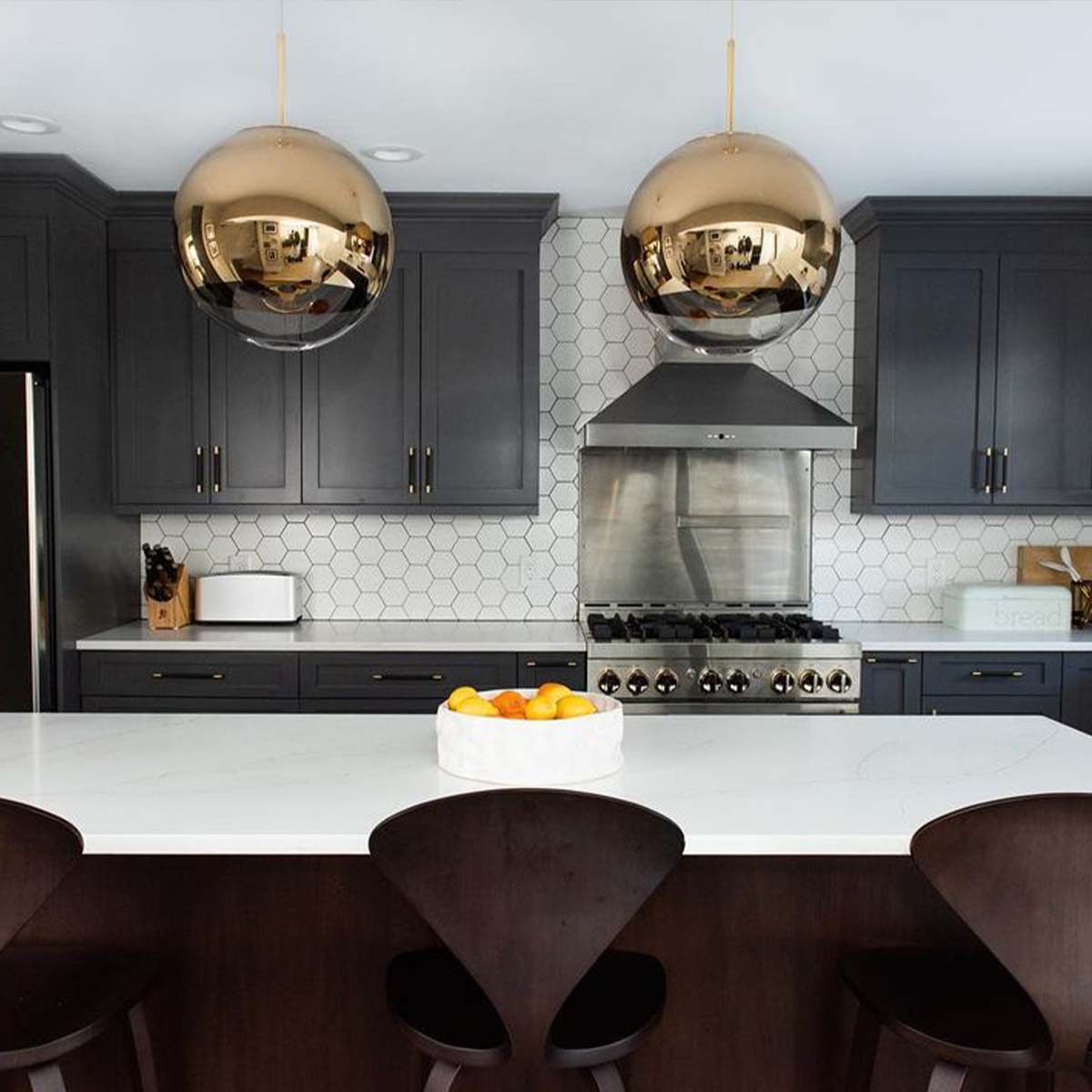 Tom Dixon Mirror Ball Pendelleuchte, Gold, Ø: 50 cm, Retrofit