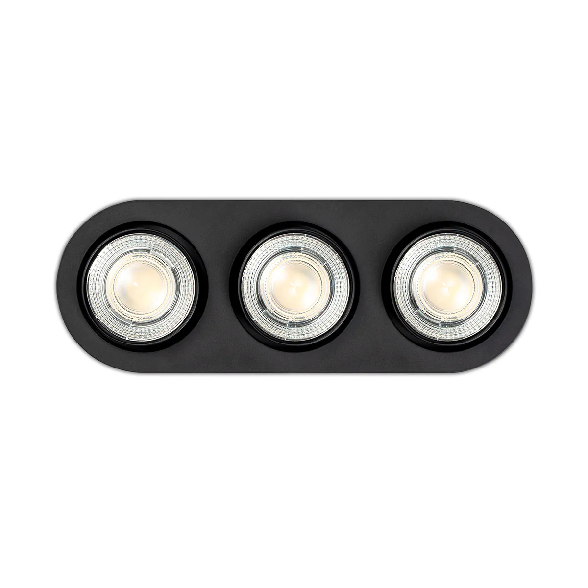 Wittenberg 4.0, wi4-eb-3ov Einbaustrahler, Schwarz matt, Warmweiß 3000K, Flood 38°