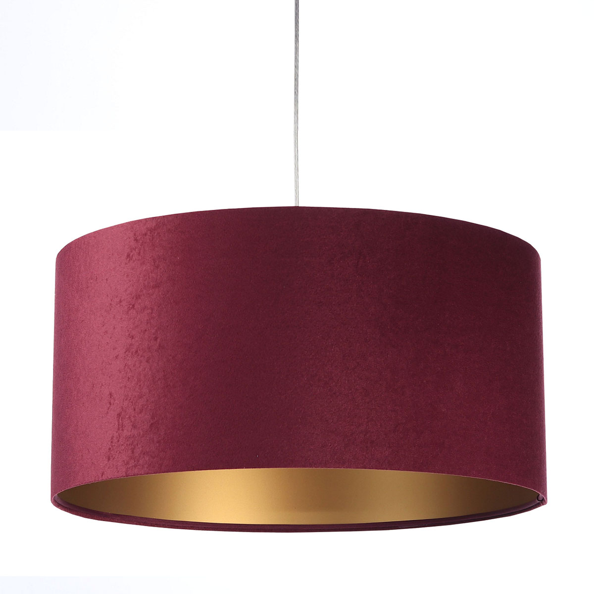 BPS Pendelleuchte, Lila, Gold, Ø: 30 cm